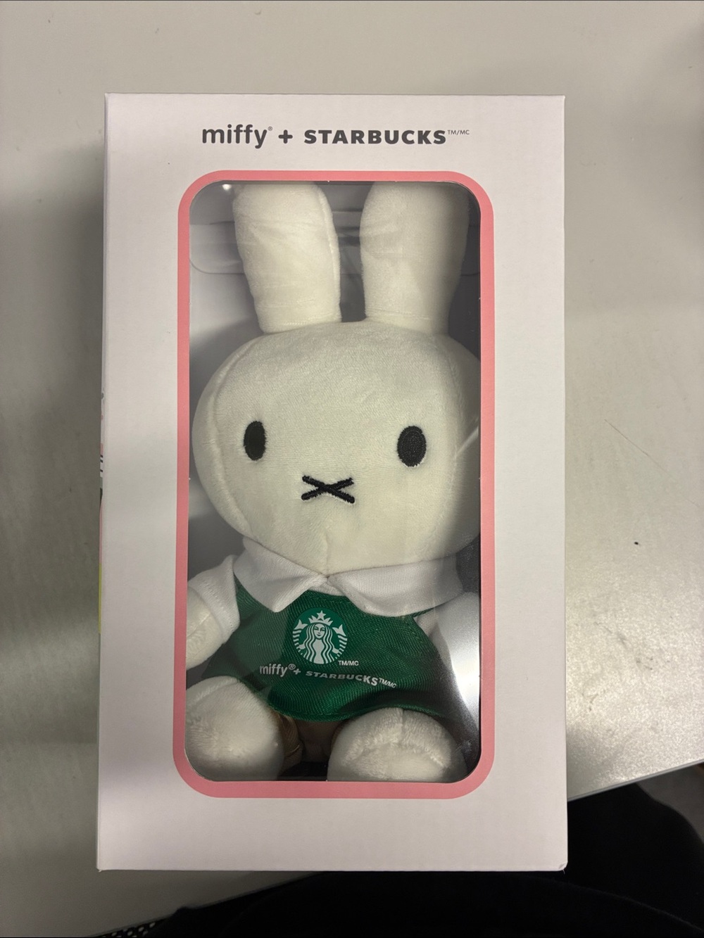 Starbucks Miffy Plush Bunny in White and Green